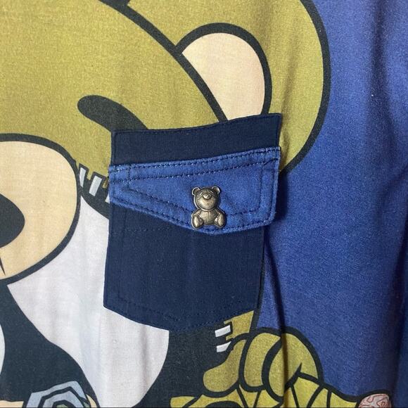 Entree LS men’s Tshirt with bear and Jack Daniels Large streetwear - Picture 5 of 8